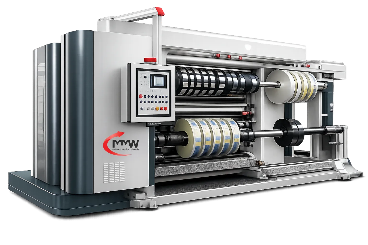 Servo Based Cantilever Slitter Rewinder Machine 600 MPM