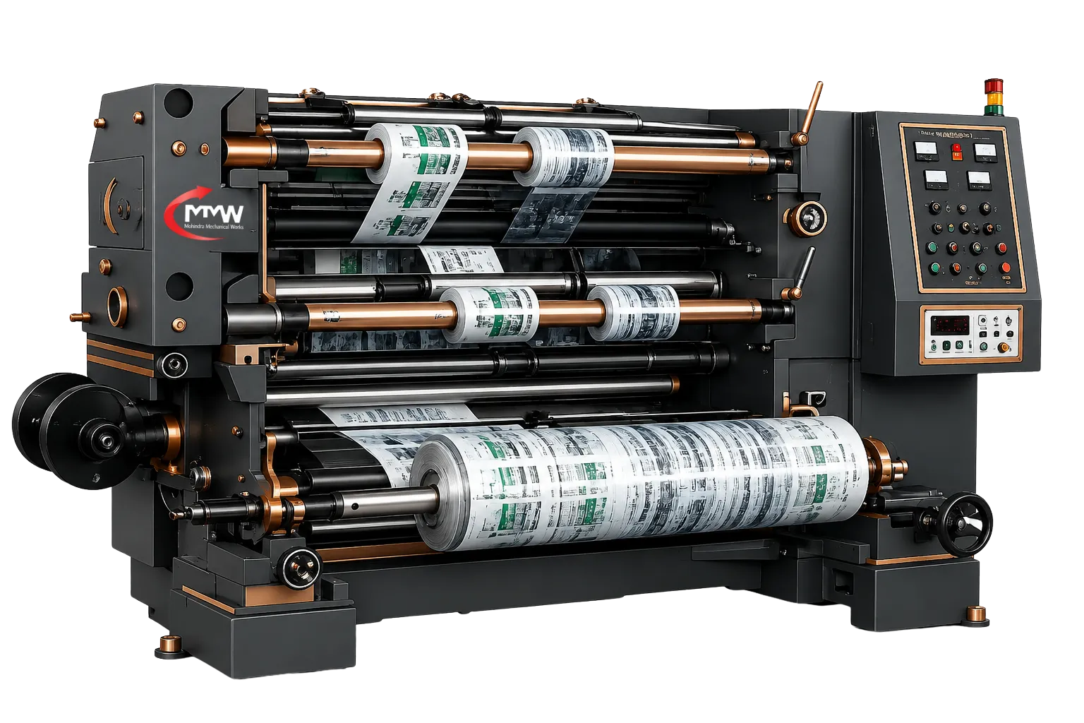Cantilever Aluminium Foil Slitting Machine