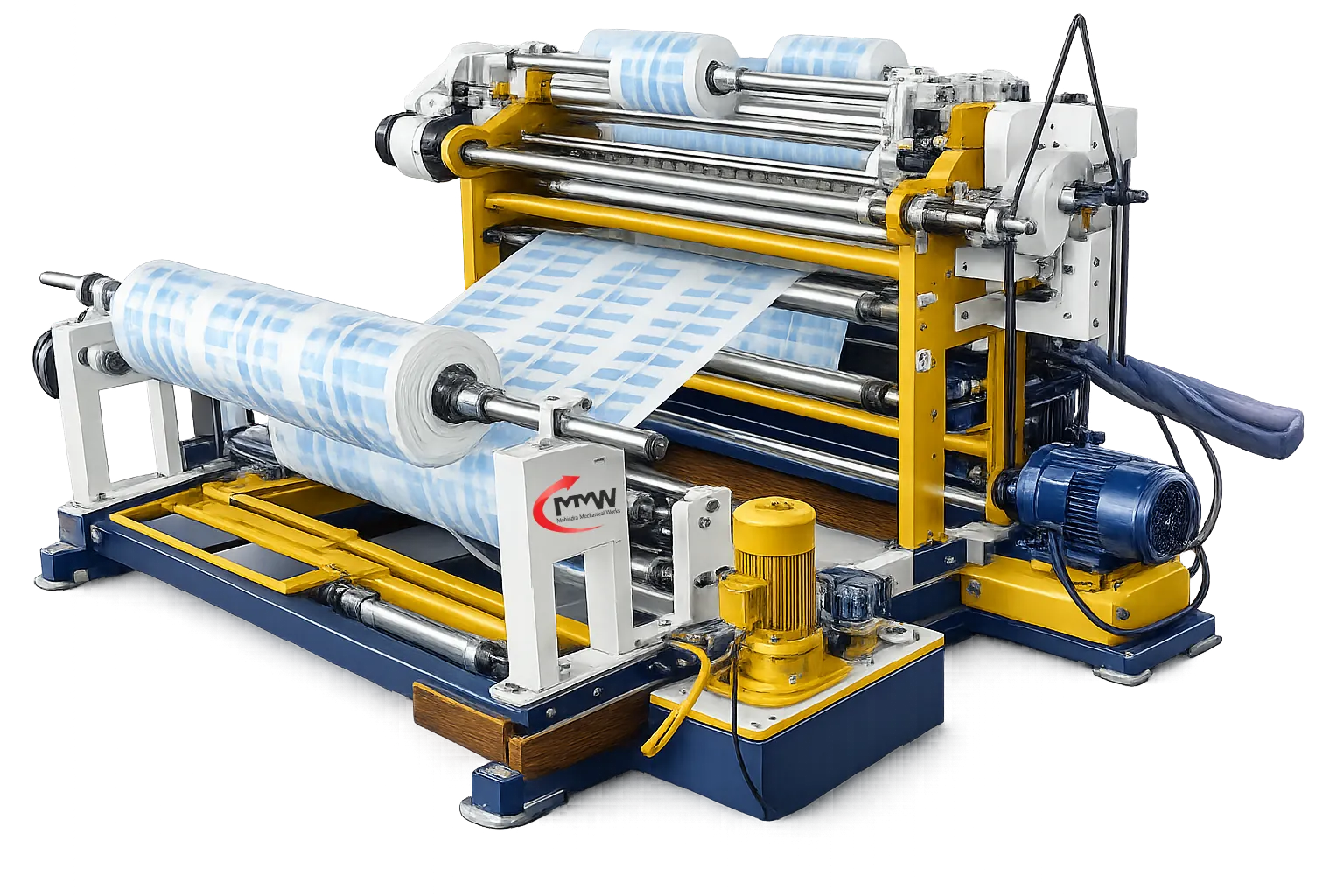 Fully Automatic Drum Type Polyester Film Slitting Machine