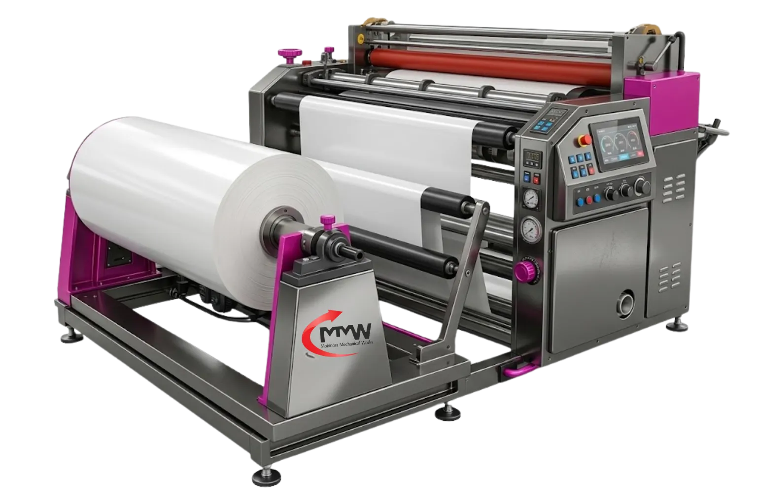 Paper Roll Printing With Cutting Machine