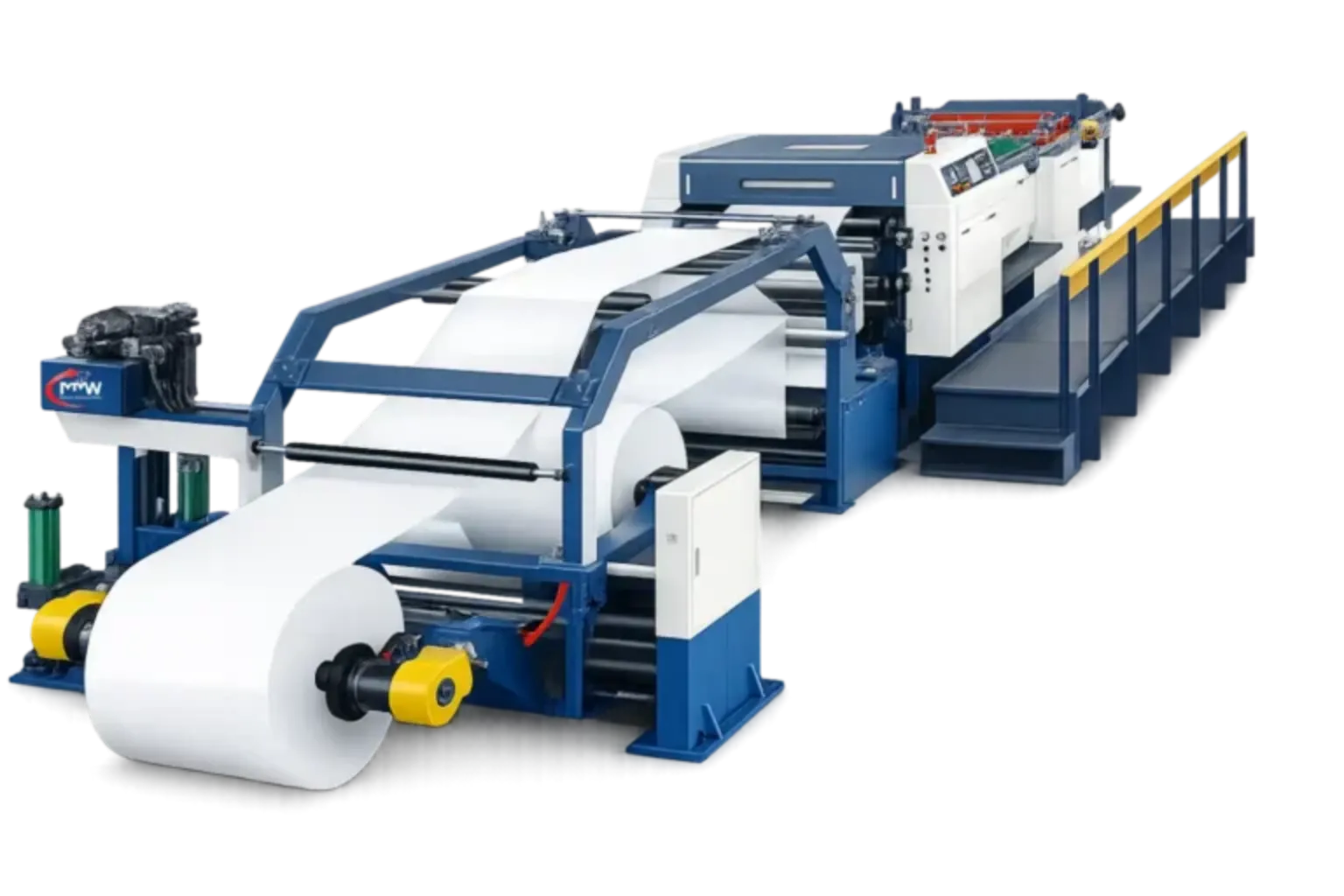 Paper Roll To Sheet Cutting Machine With Printing Attachment