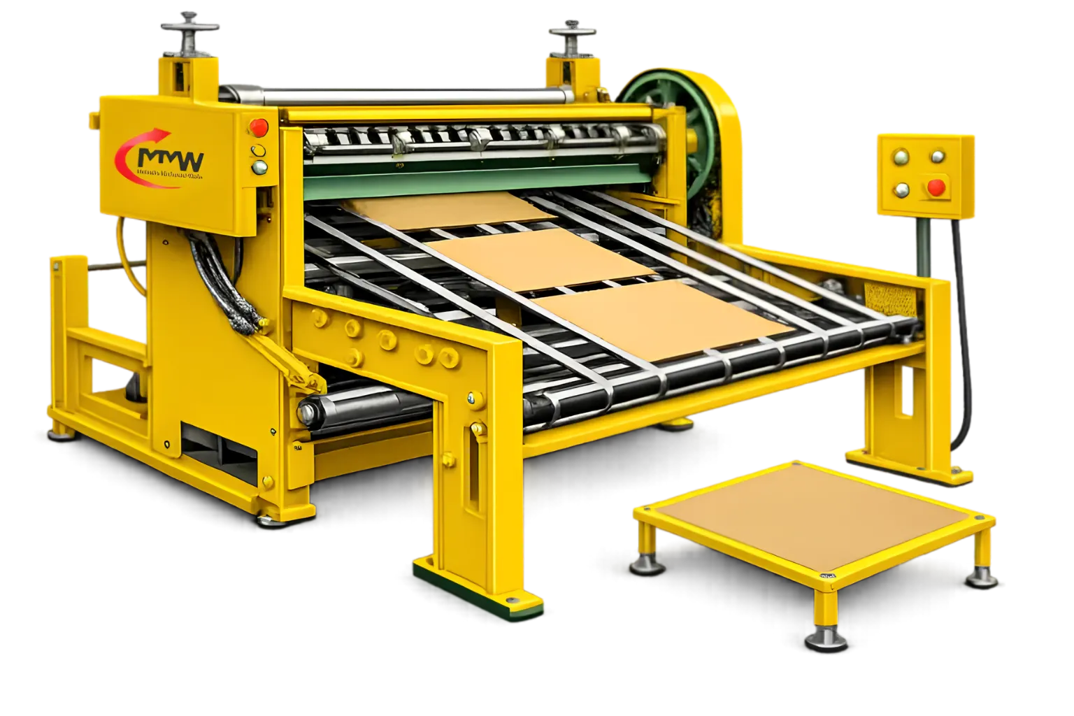 Reel To Sheet Cutting Machine For Corrugated Box Plant