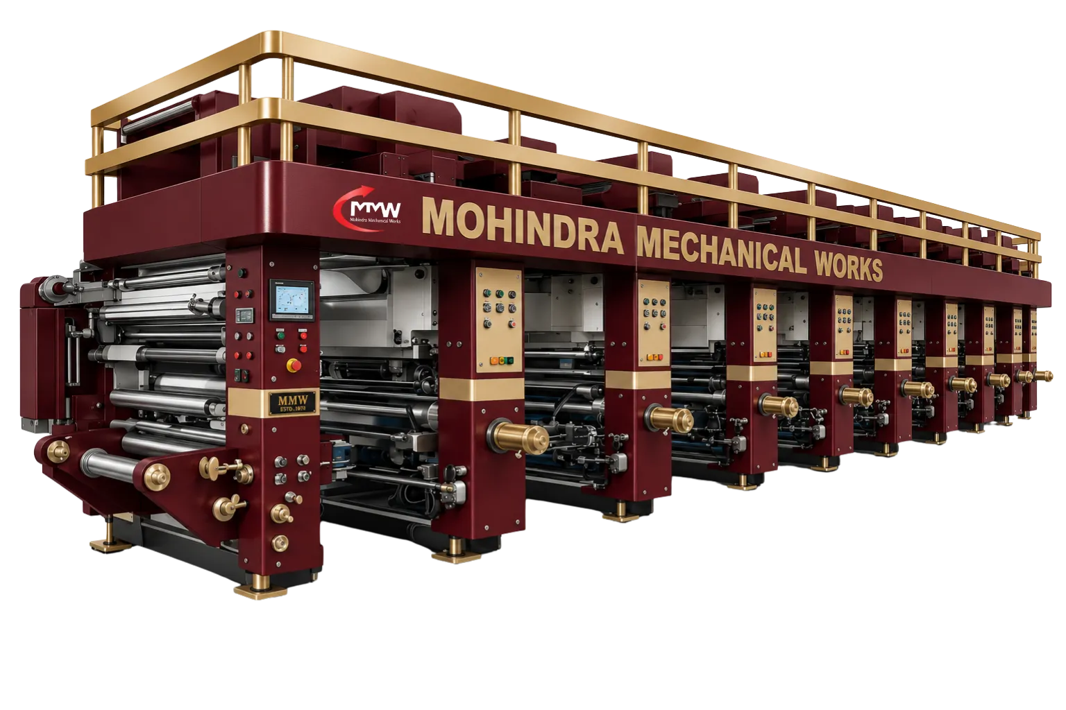 Reverse Rotogravure Printing Machine