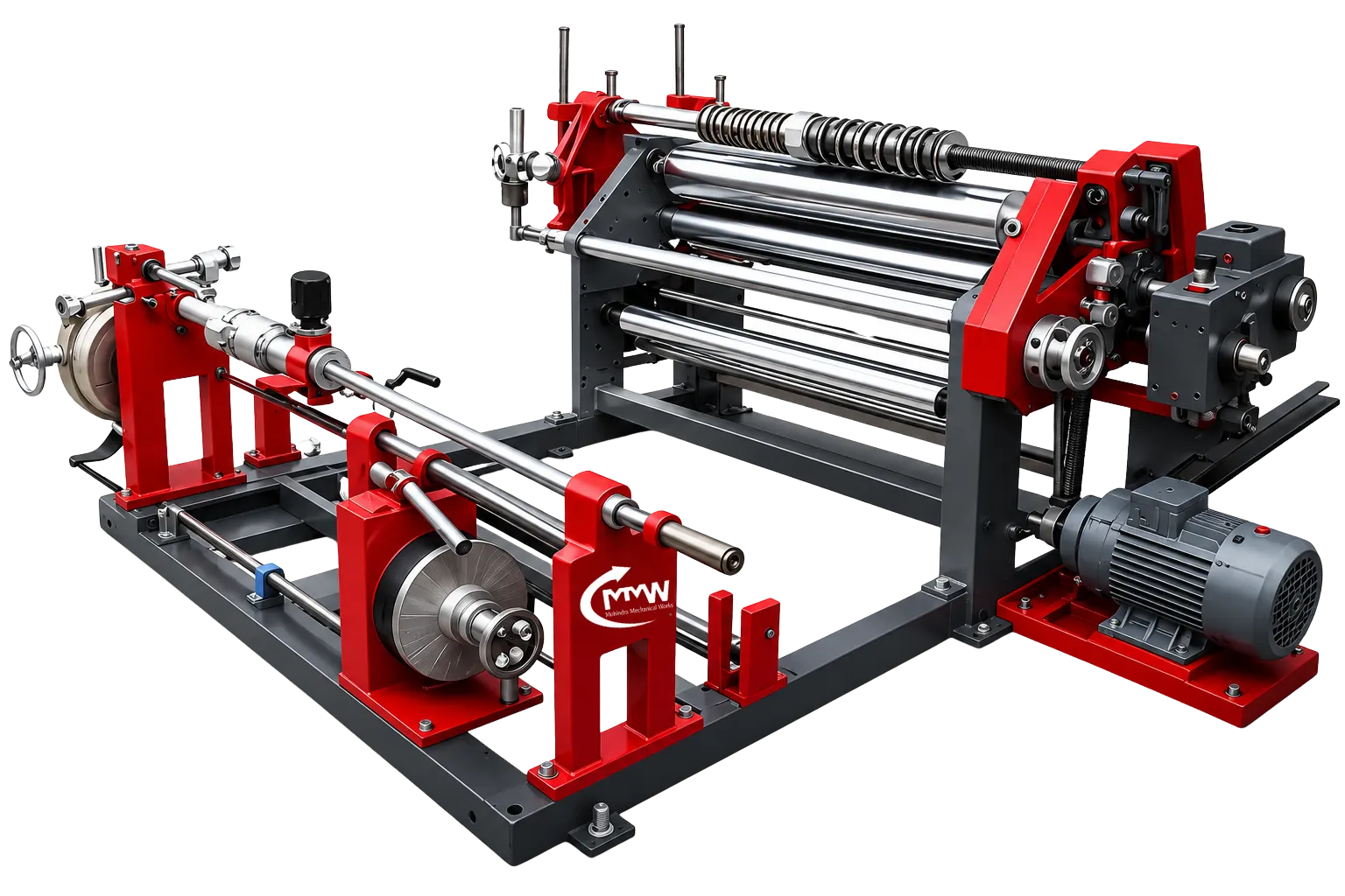 Semi Drum Type Paper Slitting Machine