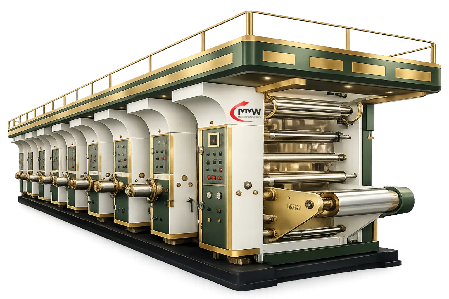 Shafted Rotogravure Printing Machine