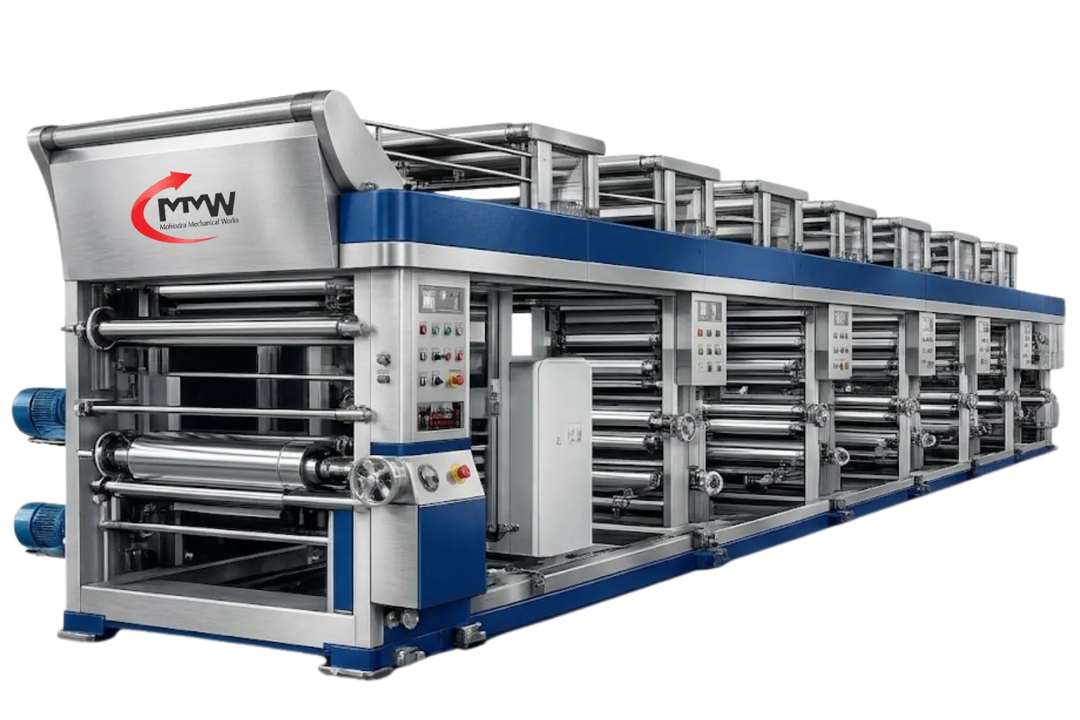 Shaftless Rotogravure Printing Machine
