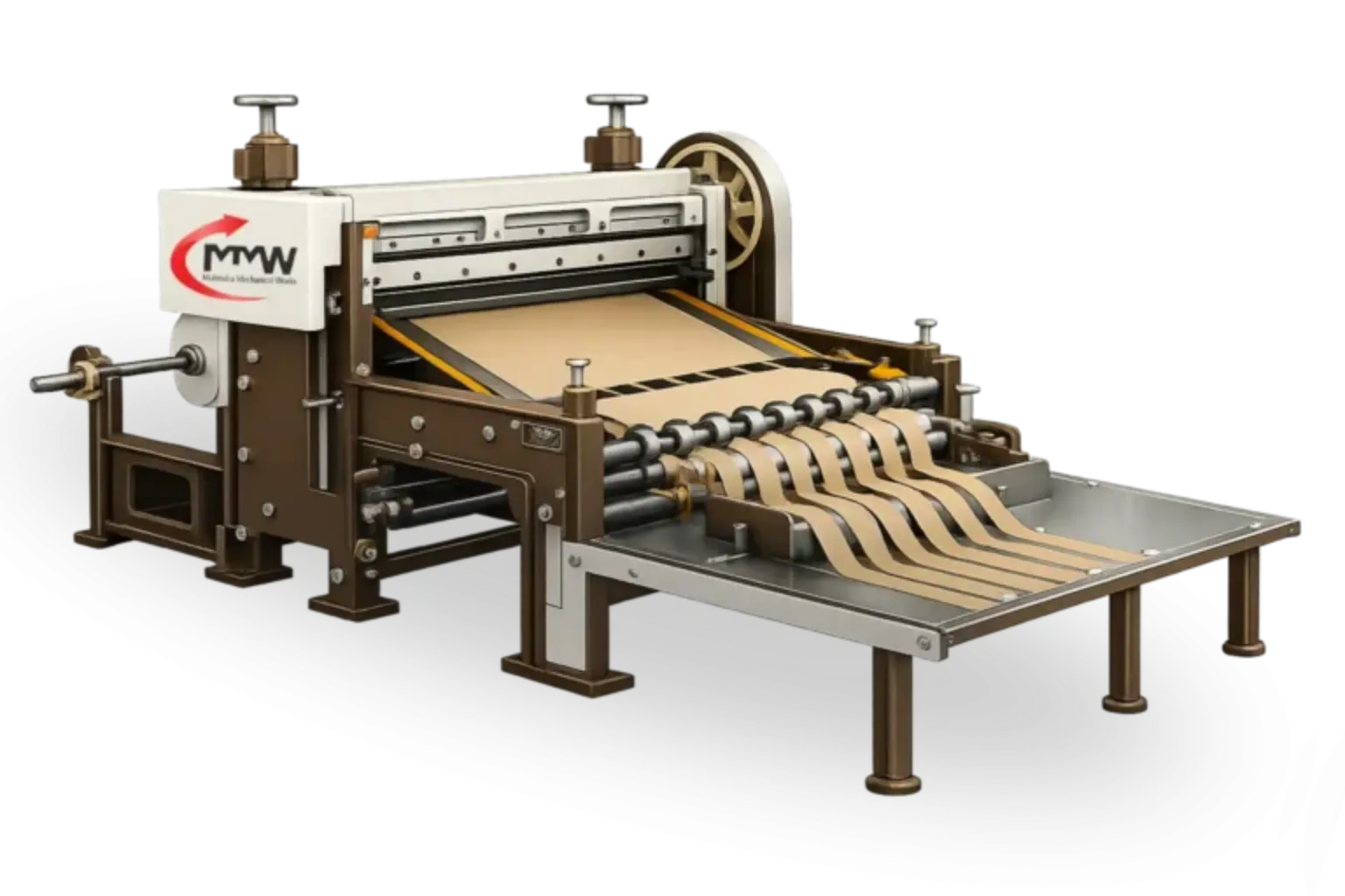 Sheet Cutting Machine With Embossing Attachment