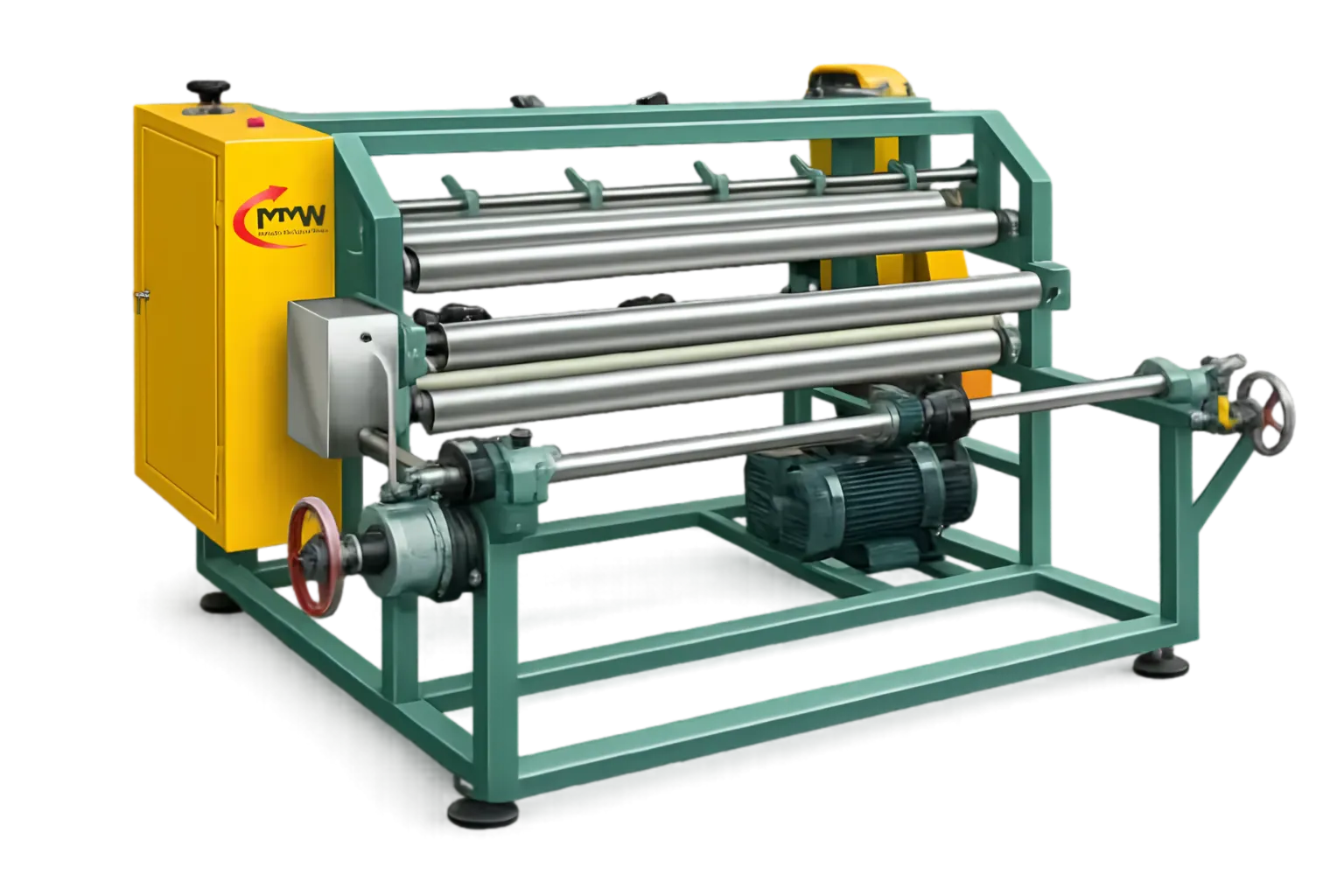 Slitting And Rewinding Machine For Submersible Wire