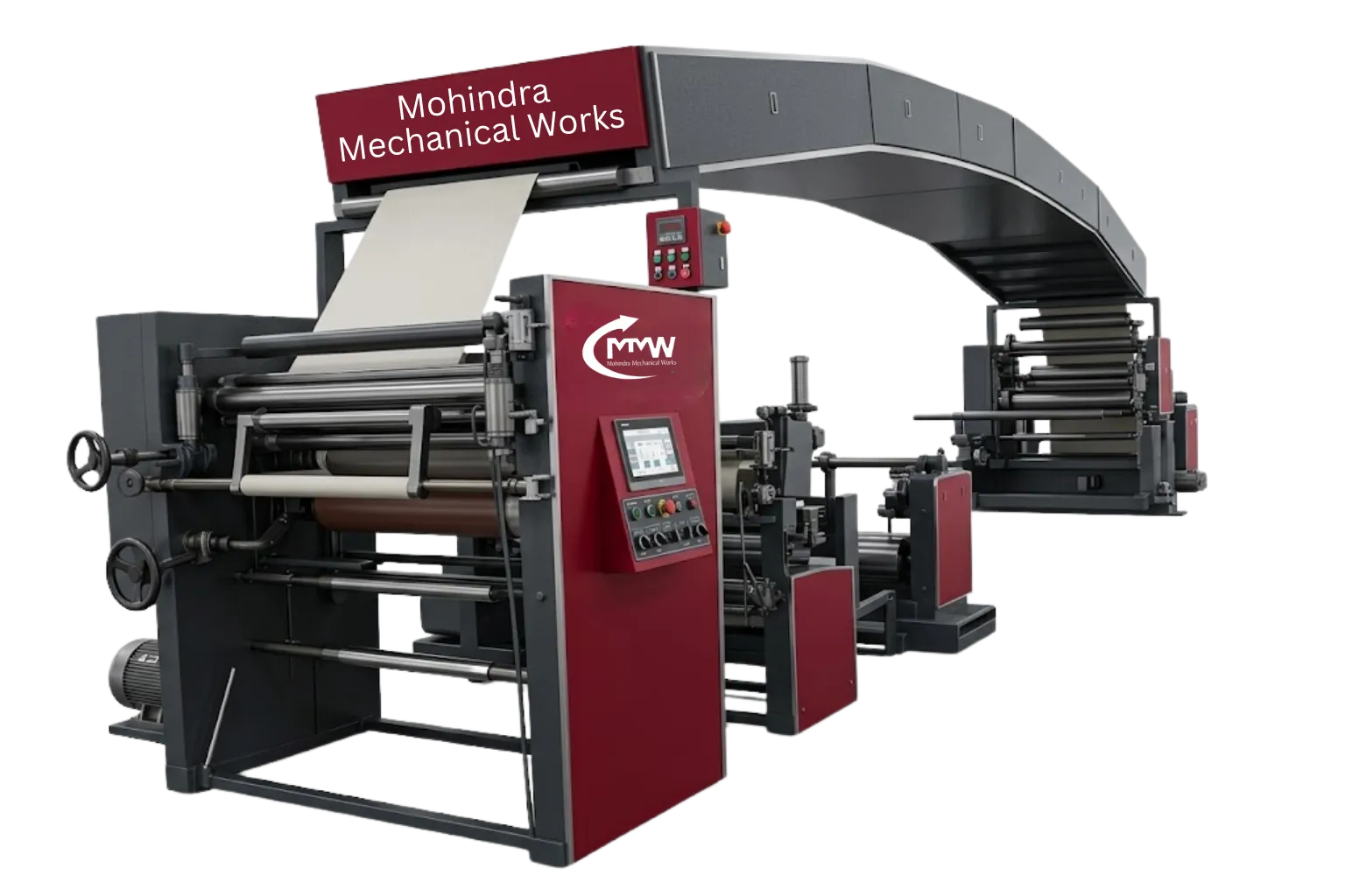Sticker Paper Gum Coating Machine