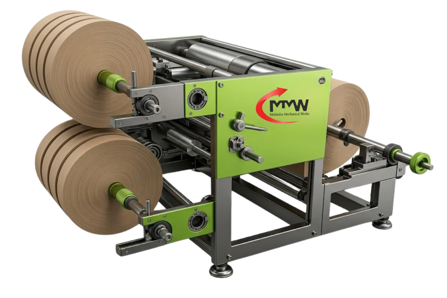 Double Shaft Paper Slitter Rewinder