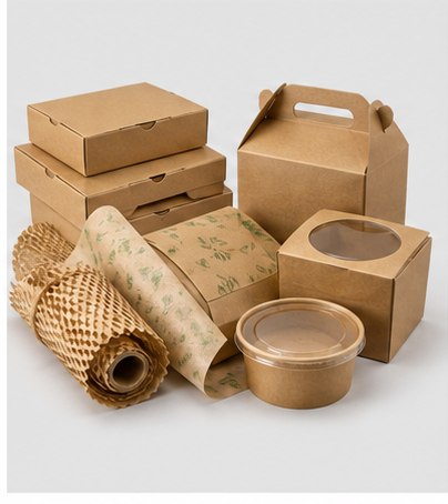 Eco friendly coated paper packaging